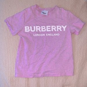 Pink Burberry shirt